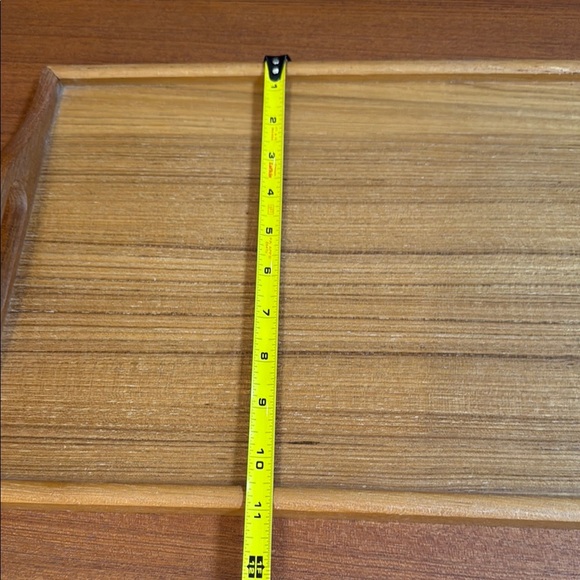 Brown vintage teak wood Vanity Tray for Bath with Elegant Design multipurpose - Picture 5 of 9